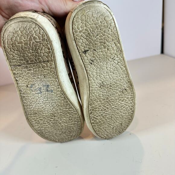 Michael Kors Logo Finola Sneakers Shoes Little Kid Toddler Girls Size 10 - Picture 8 of 10